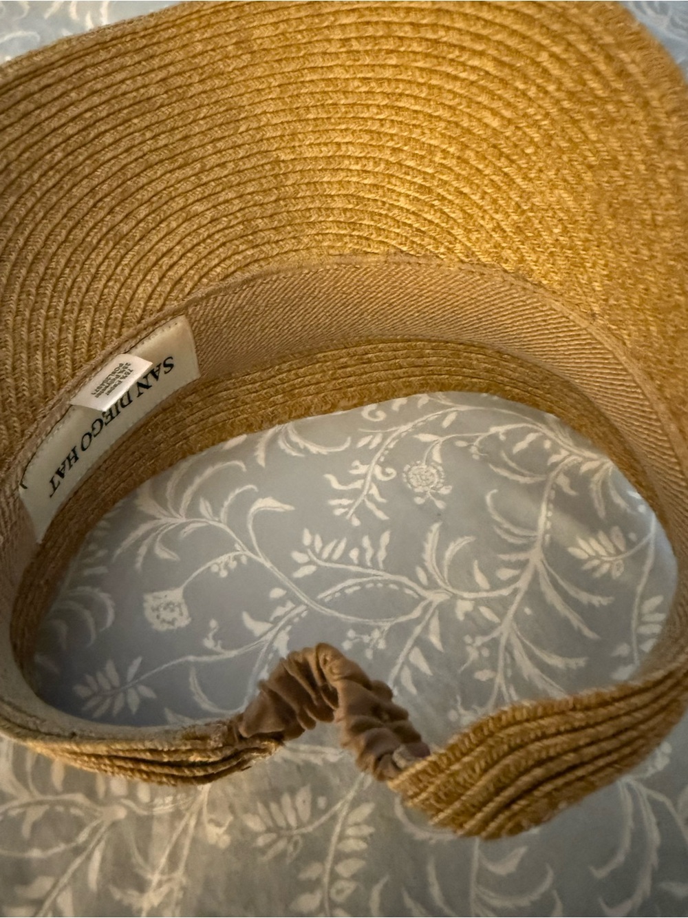 San Diego Hat Company Everyday Easy Visor in Toast color - Picture 8 of 11
